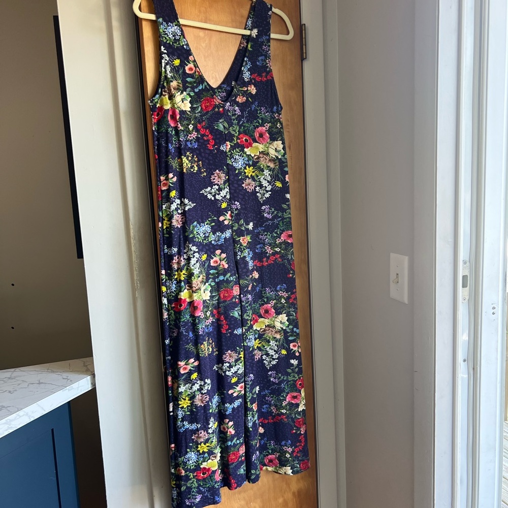 Johnny Was Calme Floral Sleeveless Jumpsuit